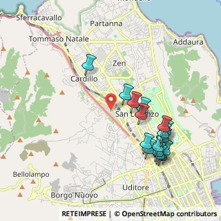 Mappa Via Giuseppe Tranchina, 90146 Palermo PA, Italia (2.30188)