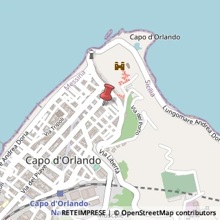 Mappa Via trieste 3, 98071 Capo d'Orlando, Messina (Sicilia)