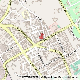 Mappa Via dei Quartieri,  50, 90146 Palermo, Palermo (Sicilia)