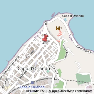Mappa Piazza Duca degli Abruzzi, 10, 98071 Capo d'Orlando, Messina (Sicilia)