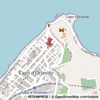 Mappa Piazza Duca Degli Abruzzi, 8, 98071 Capo d'Orlando, Messina (Sicilia)