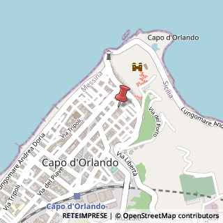 Mappa Via Trieste, 18, 98071 Capo d'Orlando, Messina (Sicilia)