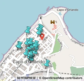 Mappa Piazza Duca degli Abruzzi, 98071 Capo d'Orlando ME, Italia (0.2415)