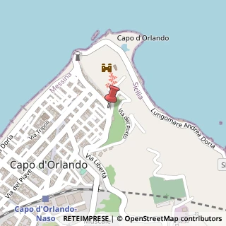 Mappa Via Libertà, 125, 98071 Capo d'Orlando, Messina (Sicilia)