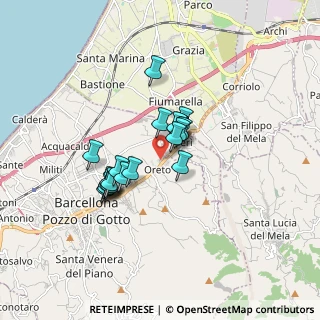 Mappa Via dei Gelsomini, 98051 Barcellona Pozzo di Gotto ME, Italia (1.3575)