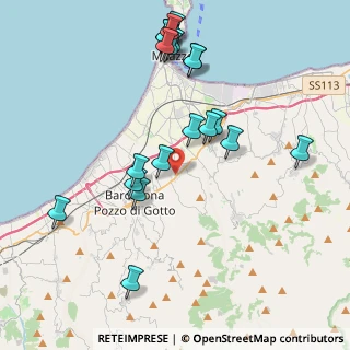 Mappa Via dei Gelsomini, 98051 Barcellona Pozzo di Gotto ME, Italia (4.8255)