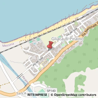Mappa Via del Mare, 27, 98060 Piraino, Messina (Sicilia)