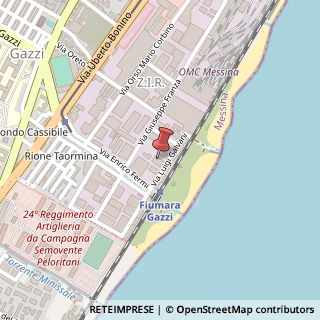 Mappa Via Luigi Galvani, 10, 98124 Messina, Messina (Sicilia)