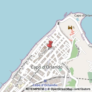 Mappa Via Vittorio Veneto,  50, 98071 Capo d'Orlando, Messina (Sicilia)