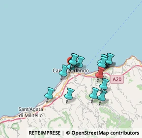 Mappa Piazza Giacomo Matteotti, 98071 Capo d'Orlando ME, Italia (6.07556)