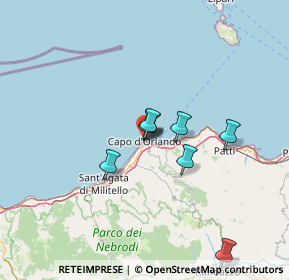 Mappa Piazza Giacomo Matteotti, 98071 Capo d'Orlando ME, Italia (23.06818)