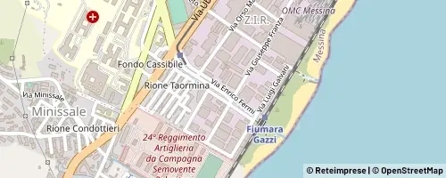 Mappa Messina