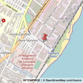 Mappa Via Enrico Fermi, 1, 98124 Messina, Messina (Sicilia)