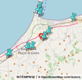 Mappa Via dello Sport, 98040 Merì ME, Italia (4.53091)