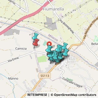 Mappa Via dello Sport, 98040 Merì ME, Italia (0.34167)