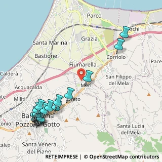 Mappa Via dello Sport, 98040 Merì ME, Italia (3.17)