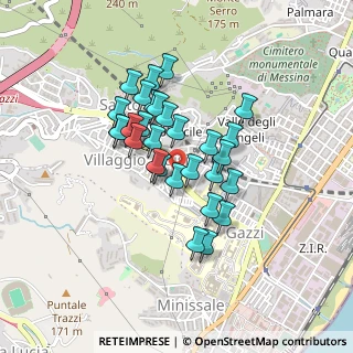 Mappa Viale Giuseppe Motta, 98147 Messina ME, Italia (0.38621)