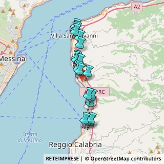 Mappa Via Quarnaro, 89135 Reggio di Calabria RC, Italia (3.4535)