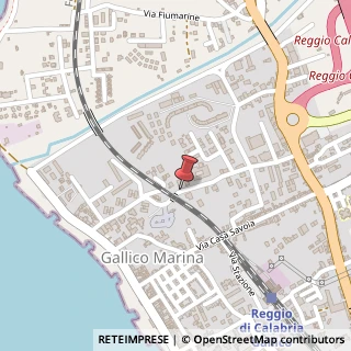 Mappa Via Prima Quarnaro, 25, 89135 Reggio di Calabria, Reggio di Calabria (Calabria)