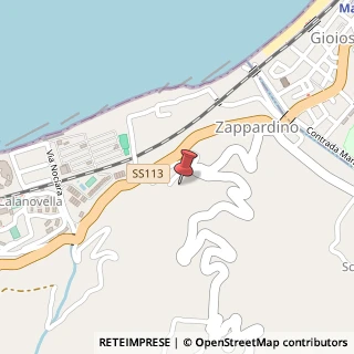 Mappa Contrada Zappardino,  8, 98060 Piraino, Messina (Sicilia)