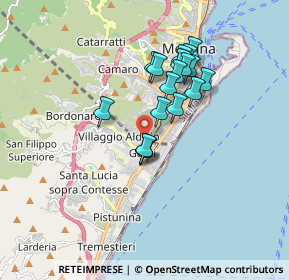 Mappa Vico Sapienza, 98124 Messina ME, Italia (1.55667)