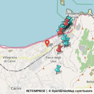 Mappa Via Capinere, 90044 Carini PA, Italia (2.2855)