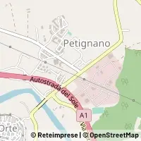 Kaart Penna in Teverina