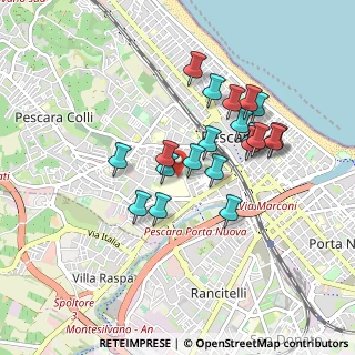 Mappa Via Rigopiano, 65124 Pescara PE, Italia (0.811)
