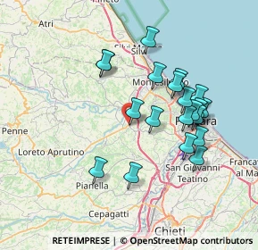 Mappa S.P. Variante Sotto Cappelle. Snc, 65010 Cappelle Sul Tavo PE, Italia (7.144)