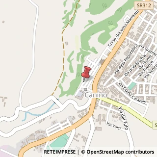Mappa Via Cavour,  58, 01011 Canino, Viterbo (Lazio)