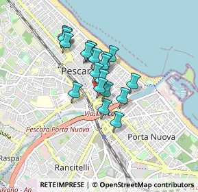 Mappa Via Catania, 65121 Pescara PE, Italia (0.642)