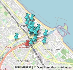 Mappa Piazza Italia, 65121 Pescara PE, Italia (0.564)