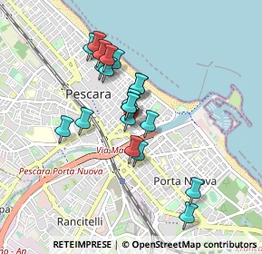 Mappa Piazza Italia, 65121 Pescara PE, Italia (0.7535)