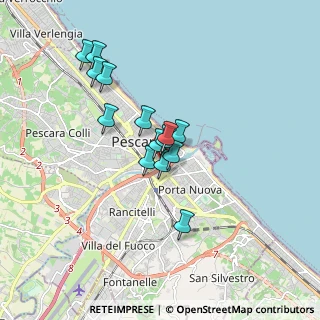 Mappa Piazza Italia, 65121 Pescara PE, Italia (1.38143)