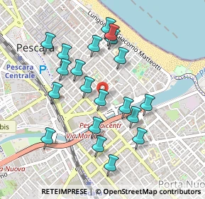 Mappa Piazza Italia, 65121 Pescara PE, Italia (0.4765)