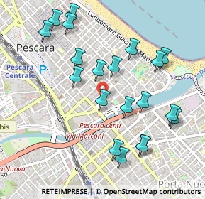 Mappa Piazza Italia, 65121 Pescara PE, Italia (0.549)