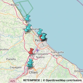 Mappa Piazza dello Spirito Santo, 65121 Pescara PE, Italia (6.90909)