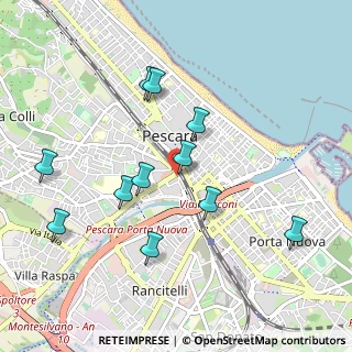 Mappa Via Gran Sasso, 65100 Pescara PE, Italia (1.01364)