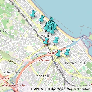 Mappa Via Gran Sasso, 65100 Pescara PE, Italia (0.765)