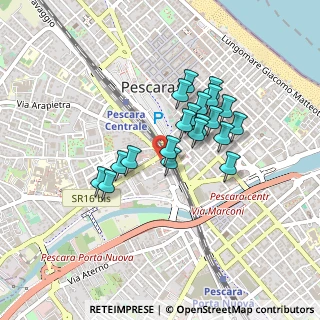 Mappa Via Gran Sasso, 65100 Pescara PE, Italia (0.358)
