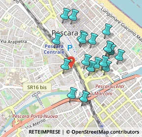 Mappa Via Gran Sasso, 65100 Pescara PE, Italia (0.457)