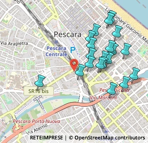 Mappa Via Gran Sasso, 65100 Pescara PE, Italia (0.496)