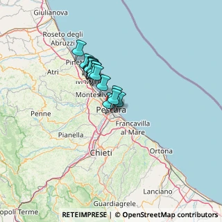 Mappa Via Gran Sasso, 65100 Pescara PE, Italia (9.52938)