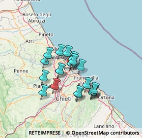 Mappa Via Gran Sasso, 65100 Pescara PE, Italia (10.8565)