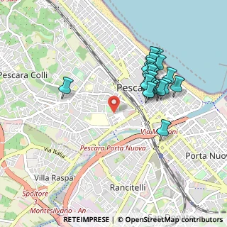 Mappa Via Passo Lanciano, 65124 Pescara PE, Italia (0.9265)