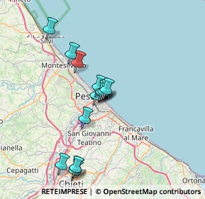 Mappa Lungomare Papa Giovanni XXIII, 65100 Pescara PE, Italia (6.60143)