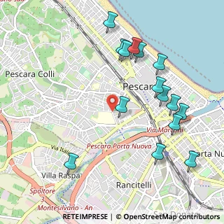 Mappa Via Renato Paolini, 65100 Pescara PE, Italia (1.18333)
