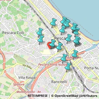 Mappa Via Renato Paolini, 65100 Pescara PE, Italia (0.933)