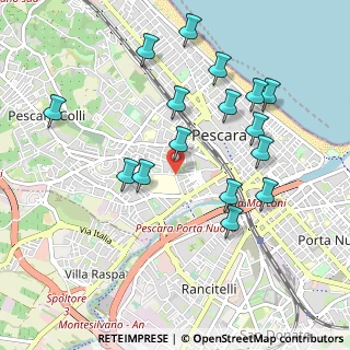 Mappa Via Renato Paolini, 65100 Pescara PE, Italia (1.055)