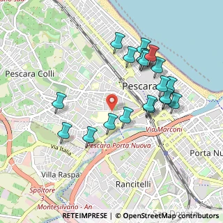 Mappa Via Renato Paolini, 65100 Pescara PE, Italia (0.9775)